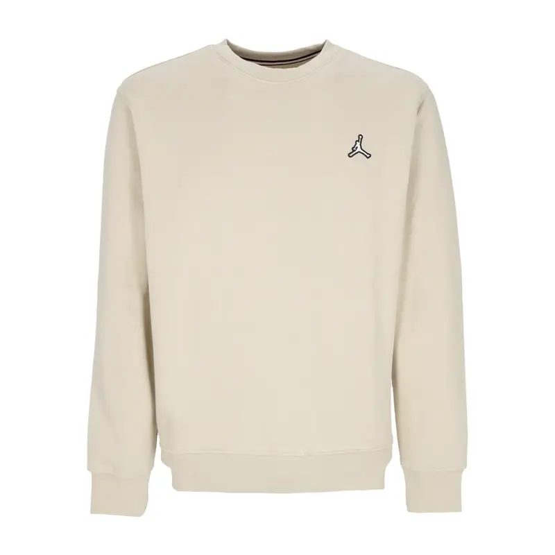 Felpa Girocollo Uomo Essential Fleece Crewneck Rattan/white