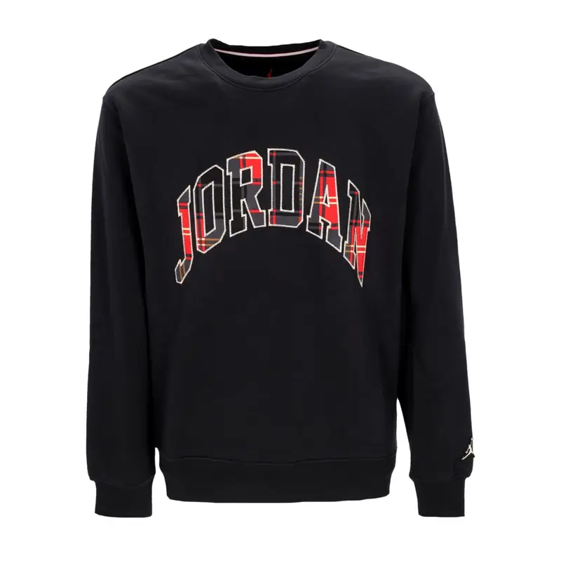 Felpa Girocollo Uomo Essential Holiday Pld Fleece Crewneck Black/rattan