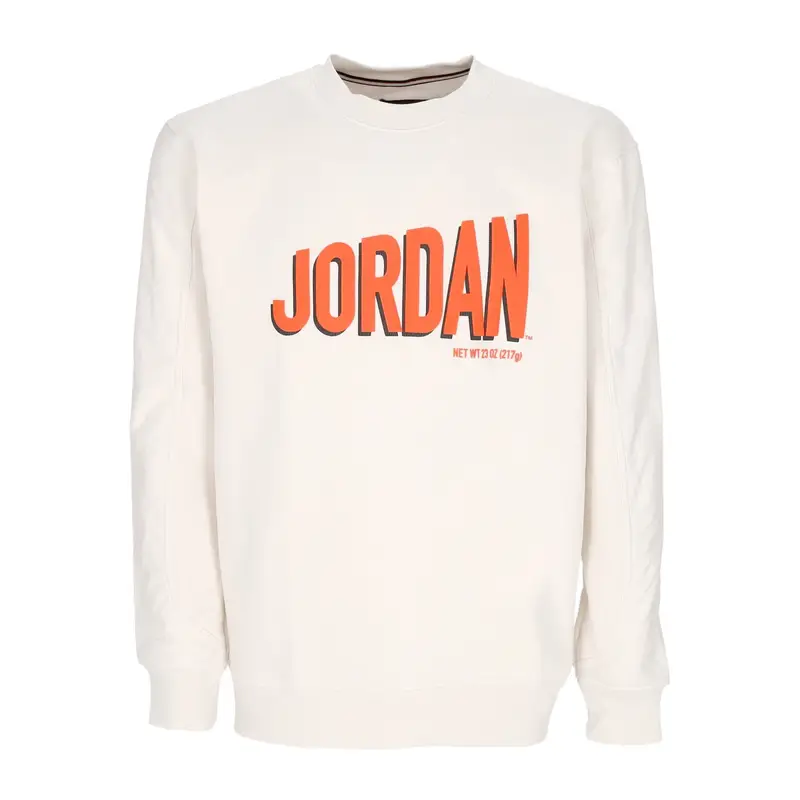 Felpa Girocollo Uomo Flight Mvp Graphic Fleece Crewneck Phantom/rush Orange/black