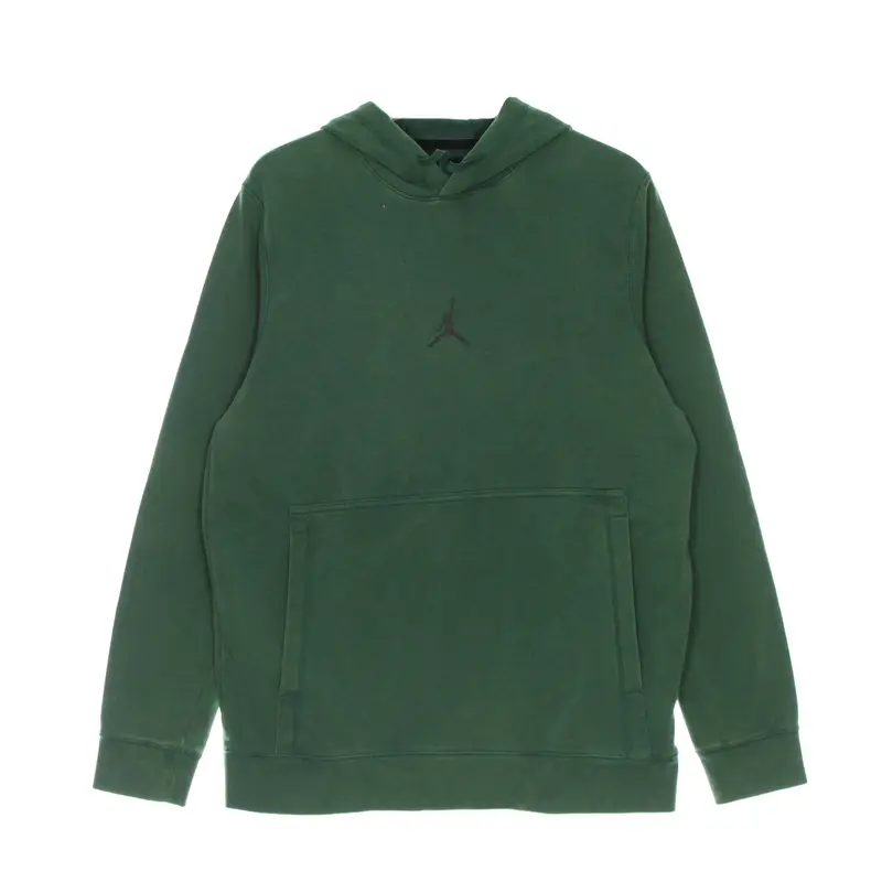 Felpa Leggera Cappuccio Uomo Jordan Dry - Fit Air Fleece Pullover Hoodie Noble Green/black