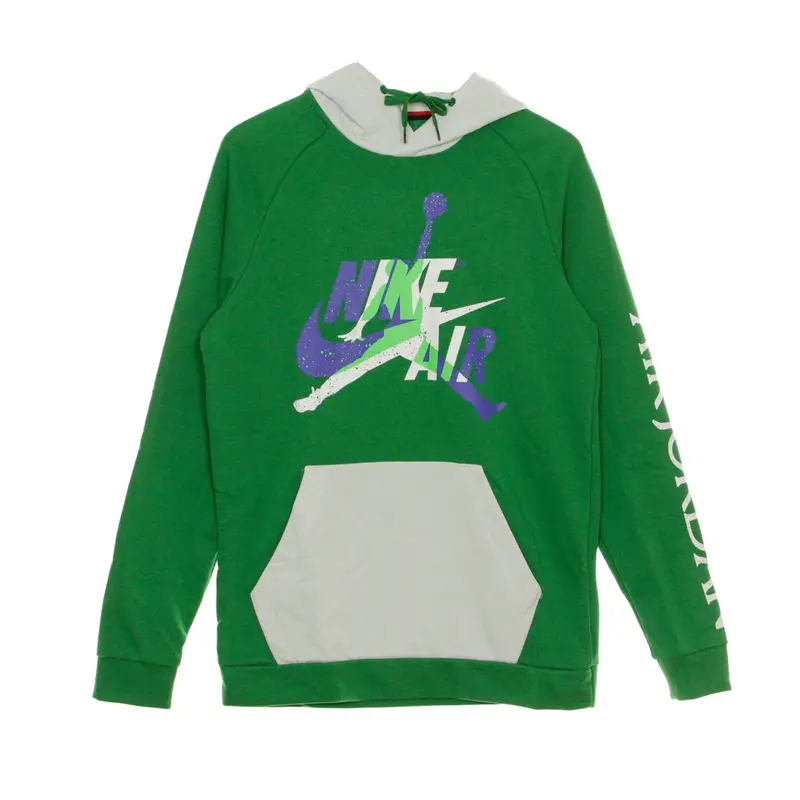 Felpa Leggera Cappuccio Uomo Jumpman Classics Hoodie Aloe Verde/aloe Verde/photon Dust