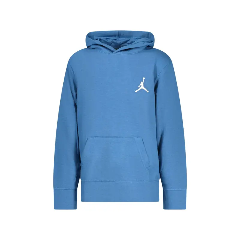 Felpa Maniche Lunghe Unisex Blu Ricamo