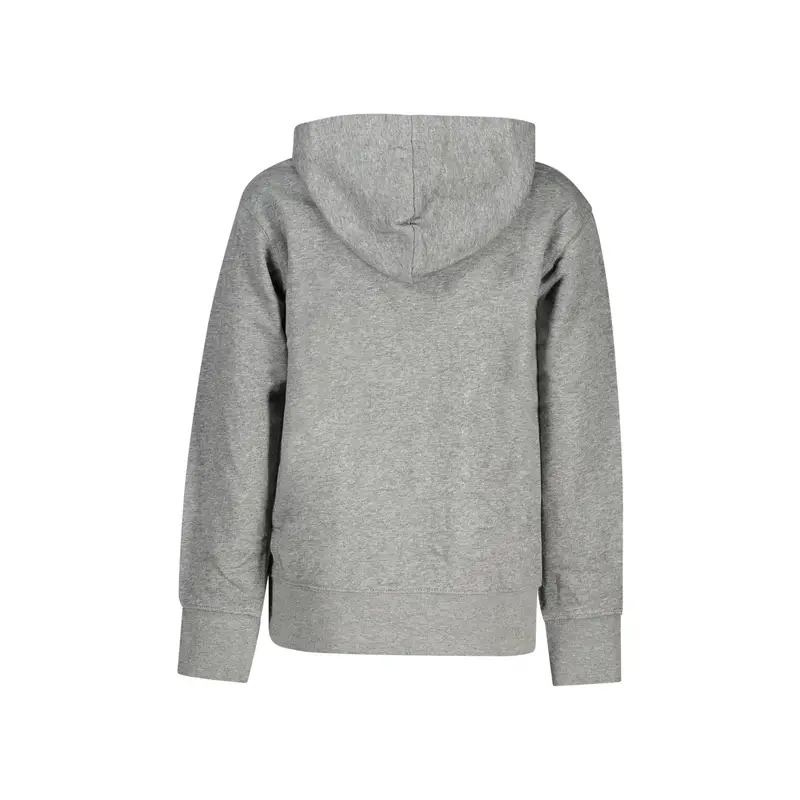 Felpa Maniche Lunghe Unisex Grigia Ricamo Grigio miniatura 2