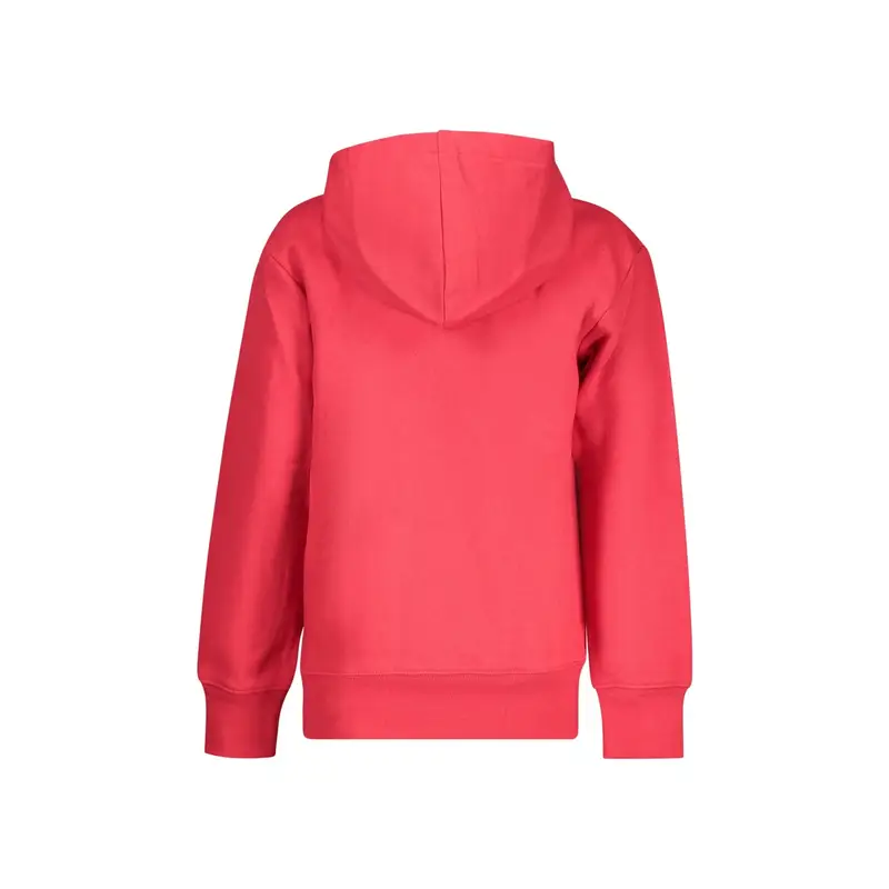 Felpa Maniche Lunghe Unisex Rossa Ricamo Rosso miniatura 2