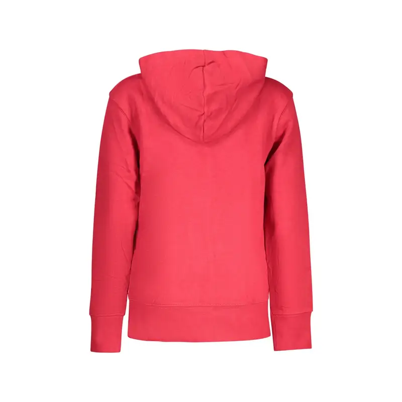 Felpa Maniche Lunghe Unisex Rossa Ricamo Rosso miniatura 2