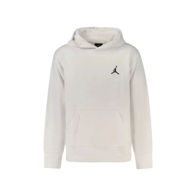 Jordan Felpa Maniche Lunghe Uomo Bianca con Ricamo