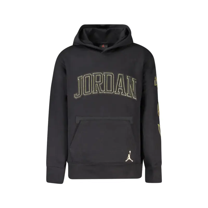 Jordan Maglia Uomo Nera con Ricamo e Cappuccio