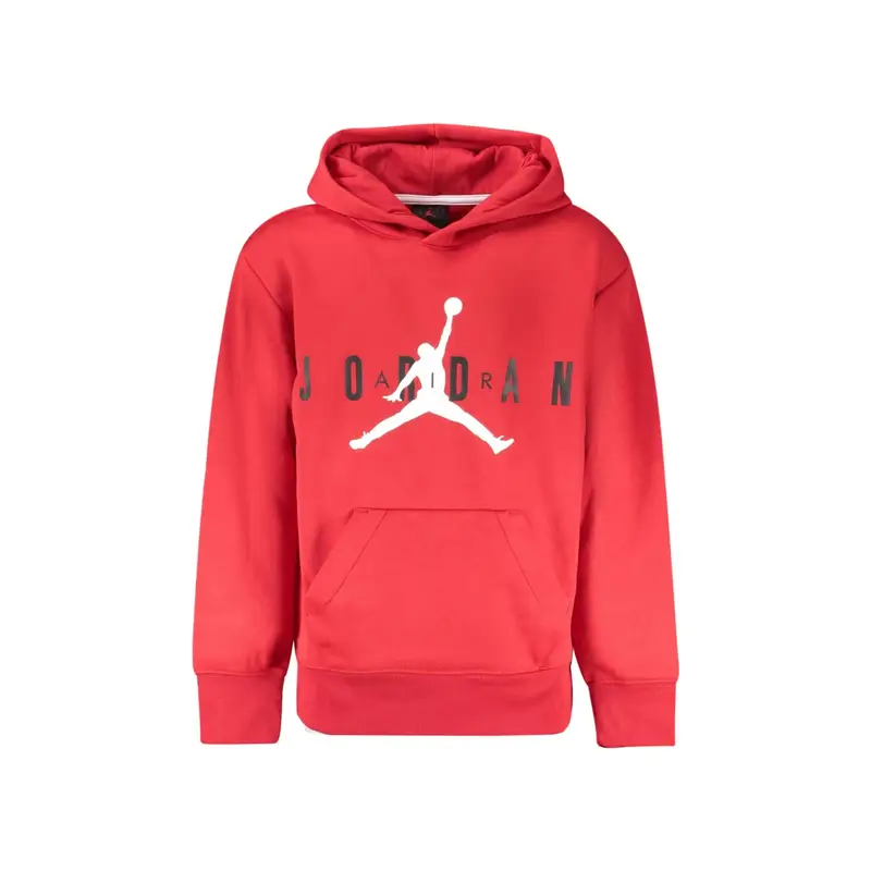 Jordan Felpa Maniche Lunghe Uomo Rossa con Logo