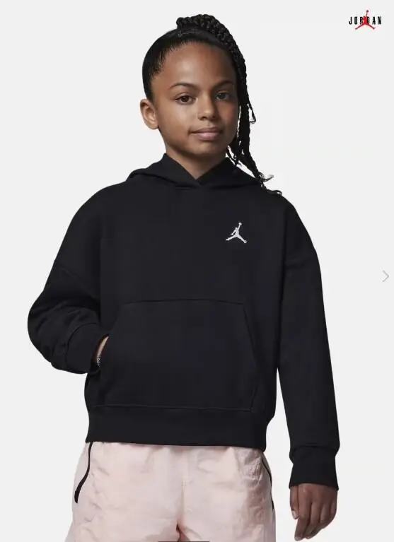 Felpa ragazza jordan brooklyn - nero | Jordan