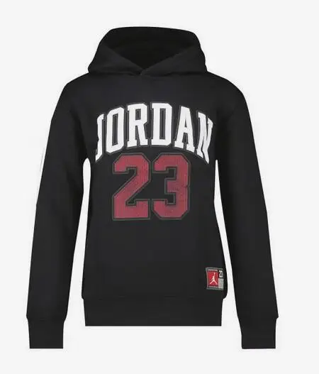 Felpa ragazzo jordan hbr hoodie - nero | Jordan