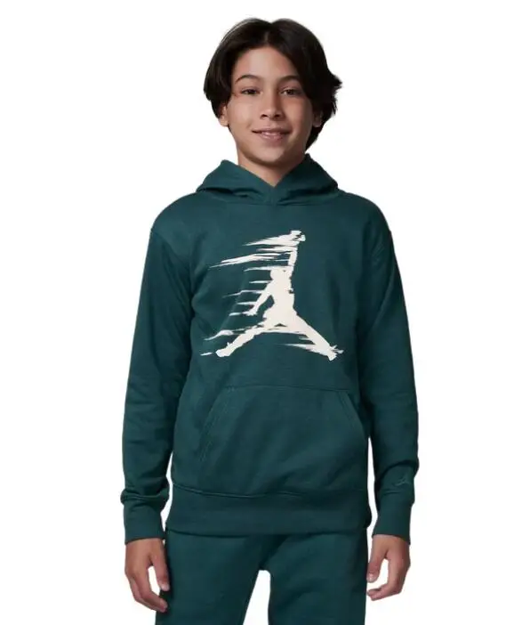 Felpa ragazzo jordan mjn flight mvp ft po - verde | Jordan