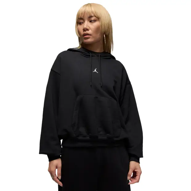 fleece Donna - Felpe con cappuccio Nero - di cotone Black