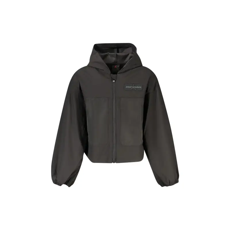 Jordan Giubbotto Maniche Lunghe Unisex Nero con Ricamo