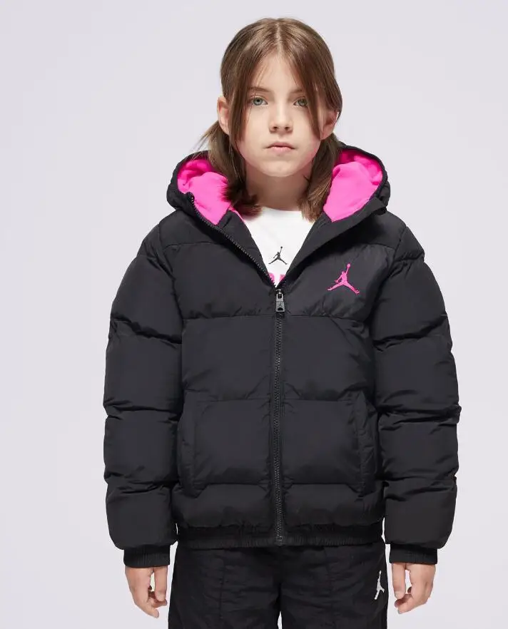 Giubbotto ragazza jordan essentail midweight - nero/fucsia | Jordan