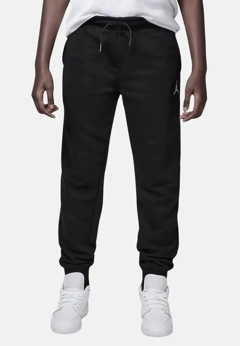 JORDAN Pantalone sportivo Jordan MJ Brooklyn French Terry Essentials nero per bambino e bambina