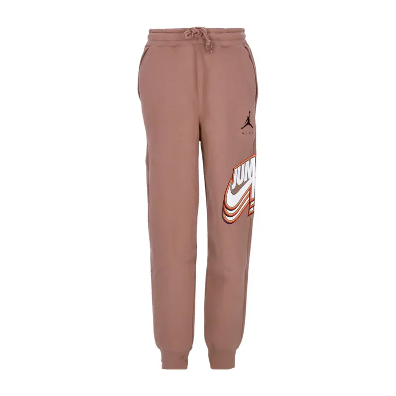 Pantalone Tuta Felpato Uomo Jumpman Fleece Pant Archaeo Brown/black