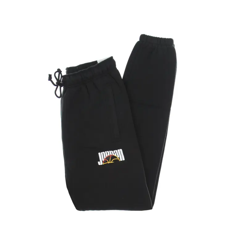 Pantalone Tuta Felpato Uomo Sport Dna Hbr Fleece Pant Black/white