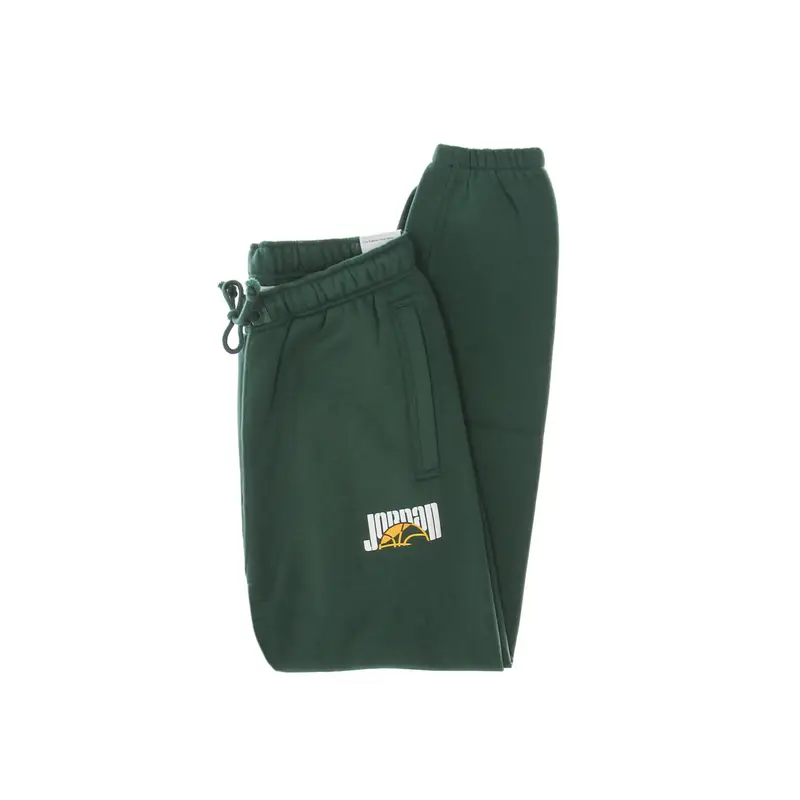 Pantalone Tuta Felpato Uomo Sport Dna Hbr Fleece Pant Noble Green/black