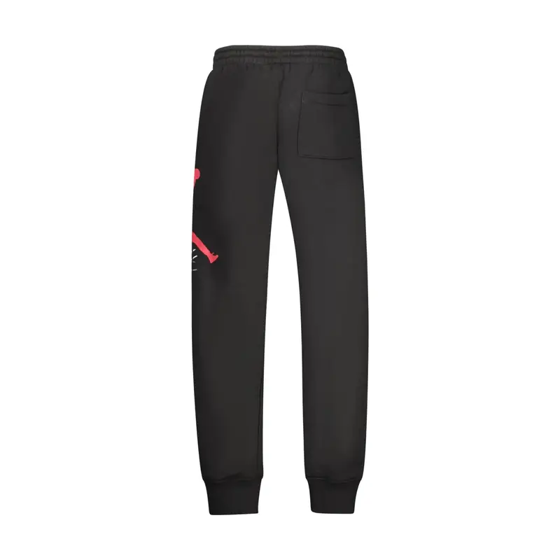 Pantaloni Unisex Neri Stampa Logo Nero miniatura 2