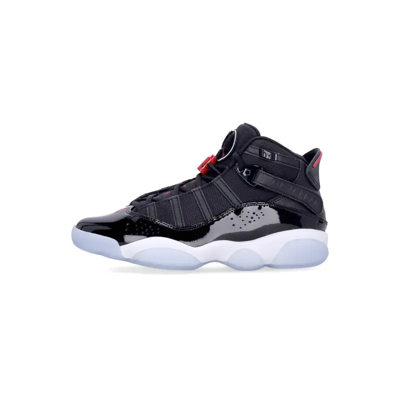 Scarpa Alta Uomo Jordan 6 Rings Black/gym Red/white