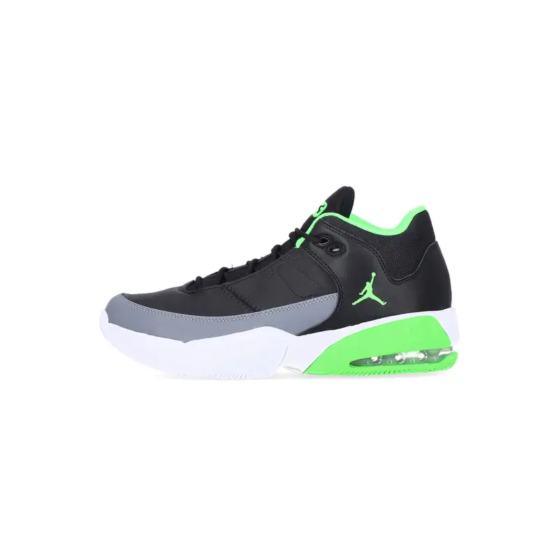 Scarpa Basket Uomo Jordan Max Aura 3 Black/green Strike/cool Grey/white