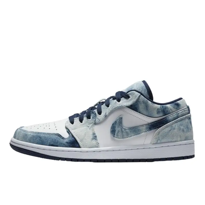 Scarpe 1 Low Washed Denim | Jordan Blu