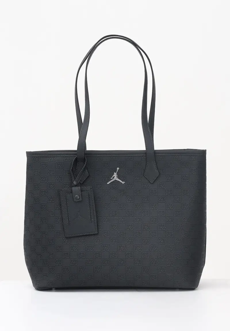 JORDAN Shopper Monogram nera da donna