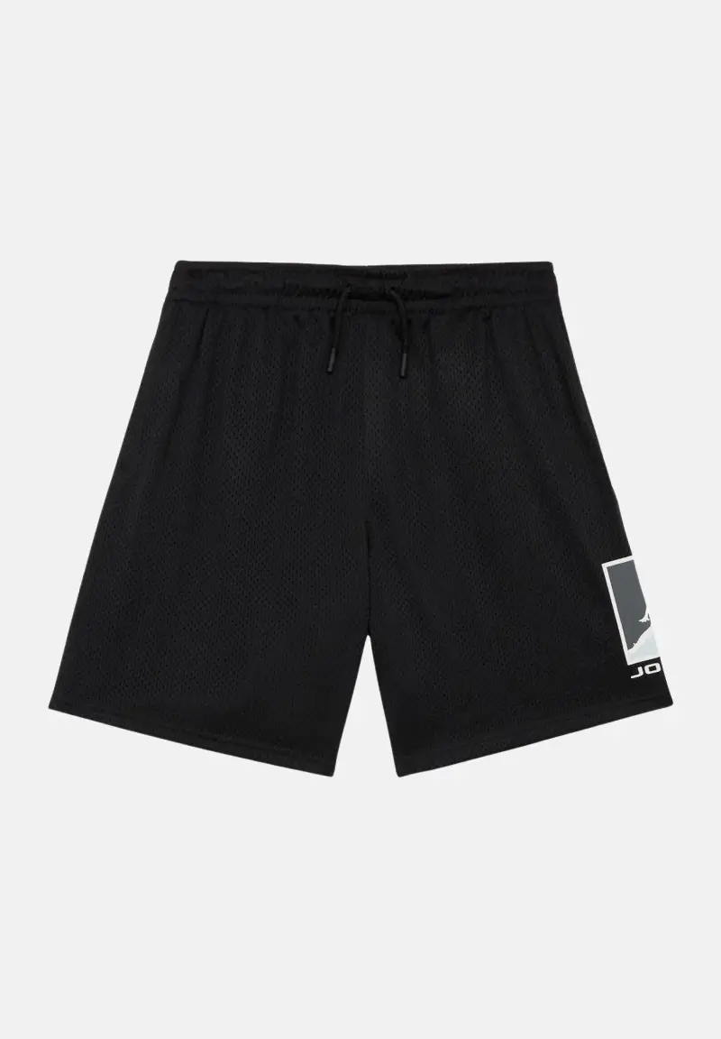 Shorts sportivo Brooklyn Baseline nero da bambino