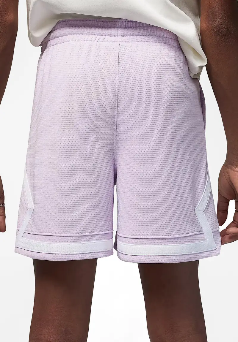 JORDAN Shorts sportivo lilla da bambina con logo miniatura 2