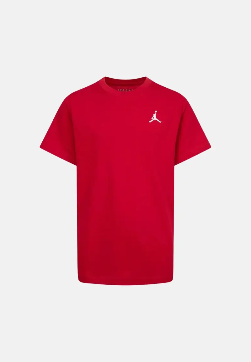 Jordan Maglia a manica corta rossa per bambino e bambina con ricamo Jumpman