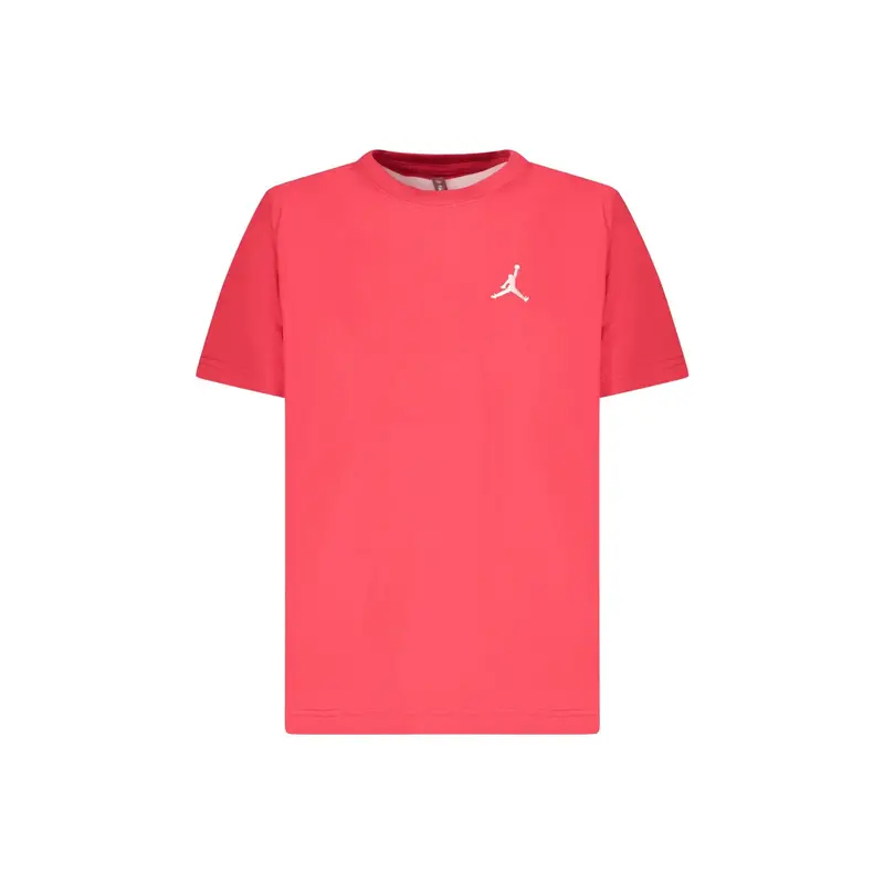 T-Shirt Maniche Corte Unisex Rossa Ricamo Rosso