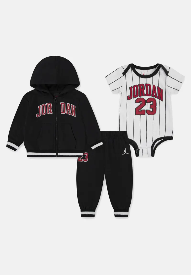 JORDAN Tuta (3 pezzi) 23 Jersey nero da neonato