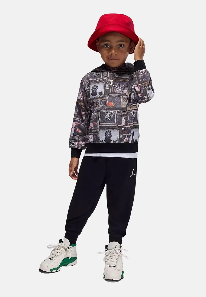 Tuta Brooklyn nera da bambino