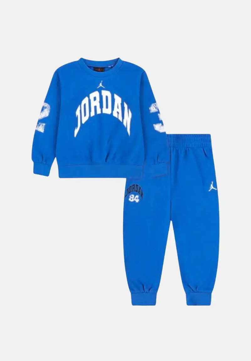 Tuta Jumpman French Terry azzurra da bambino