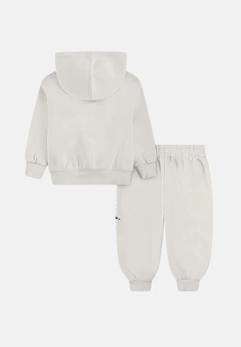 Tuta MJ Baseline Fleece beige da neonato miniatura 2