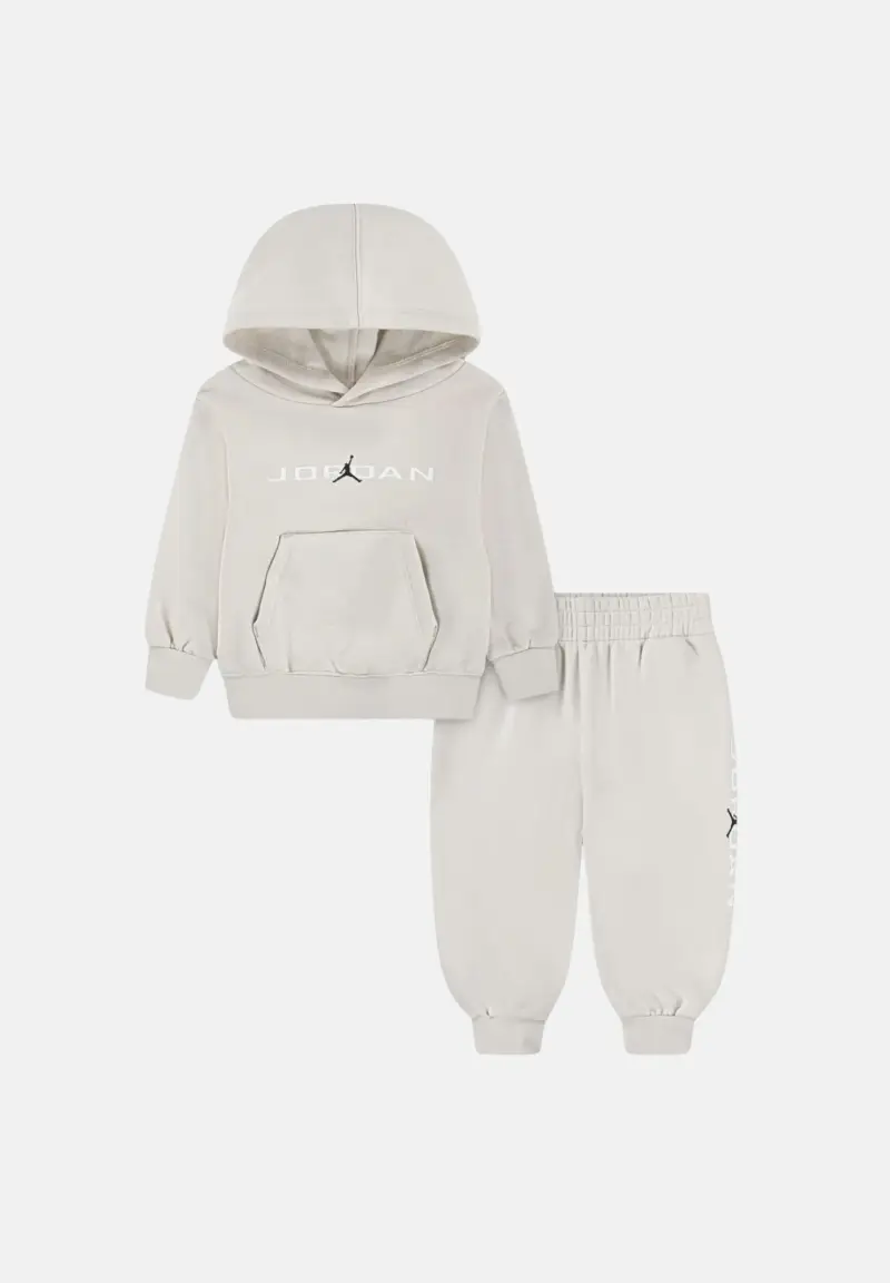 Tuta MJ Baseline Fleece beige da neonato