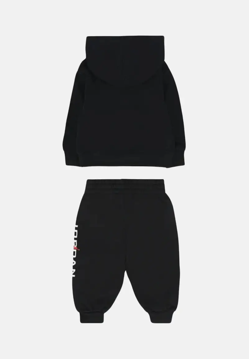 Tuta MJ Baseline Fleece nera da neonato miniatura 2