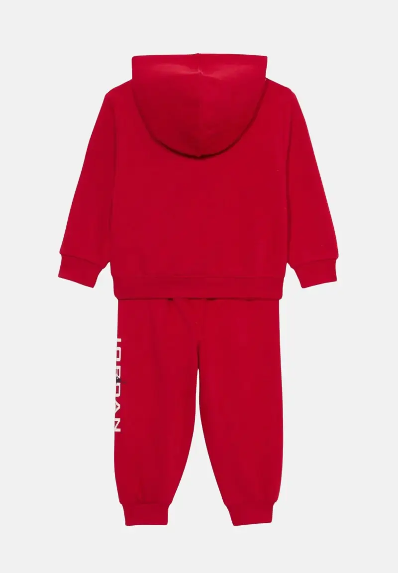 Tuta MJ Baseline Fleece rossa da neonato miniatura 2