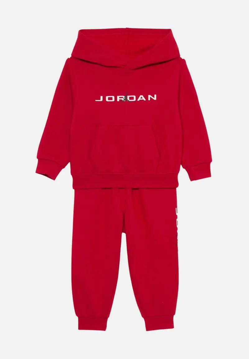 Tuta MJ Baseline Fleece rossa da neonato