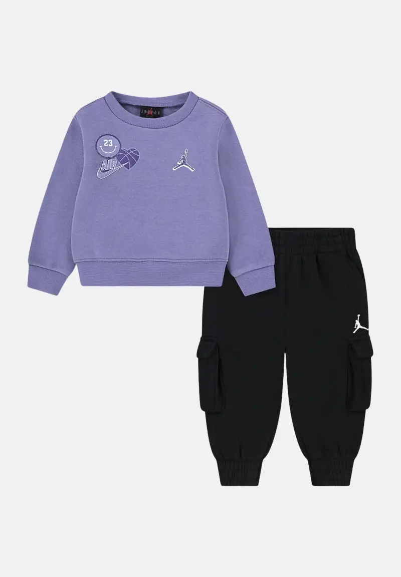 Tuta viola e nera da neonato