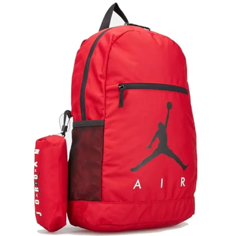 Jordan Zaino Jordan 9B0503 con astuccio Taglia Unica Rosso