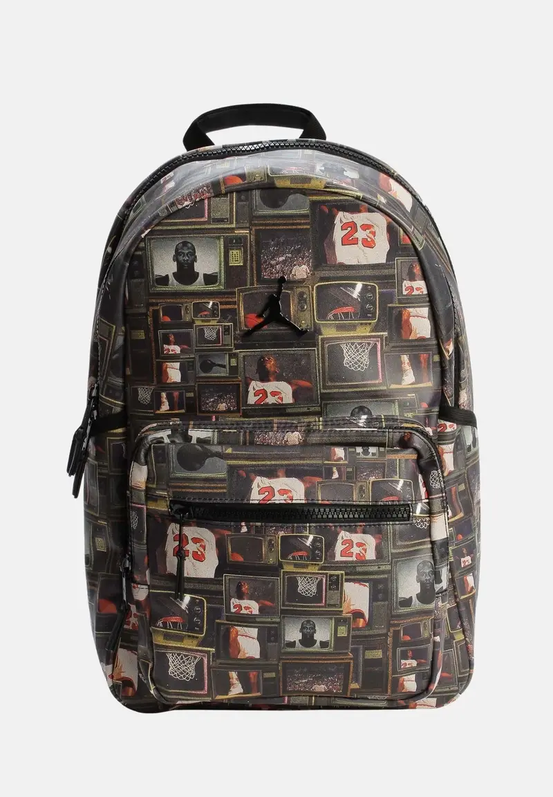 JORDAN Zaino multicolore per bambino e bambina con grafica Borough