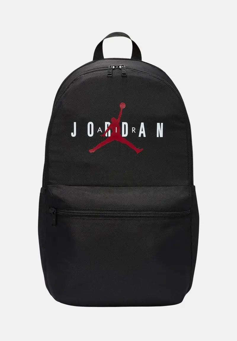 JORDAN Zaino nero per bambino e bambina con stampa logo