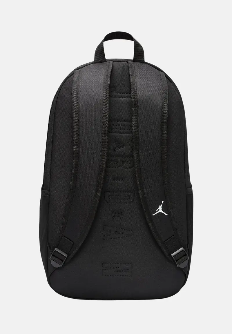 JORDAN Zaino nero per bambino e bambina con stampa logo miniatura 2