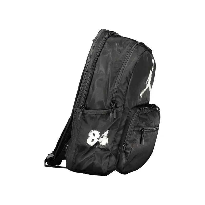 Zaino Uomo Nero Stampa Logo miniatura 3