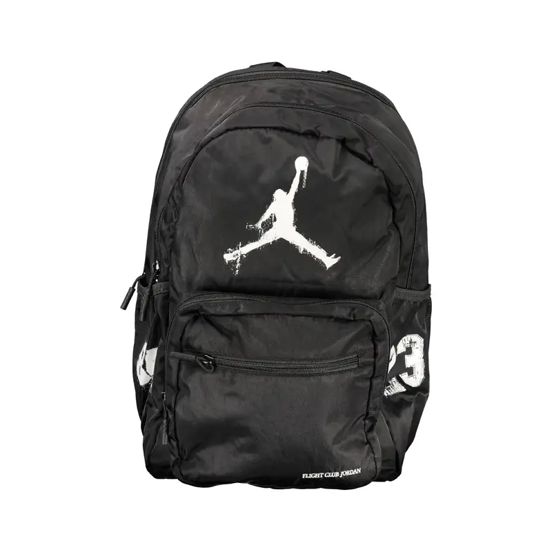 Zaino Uomo Nero Stampa Logo