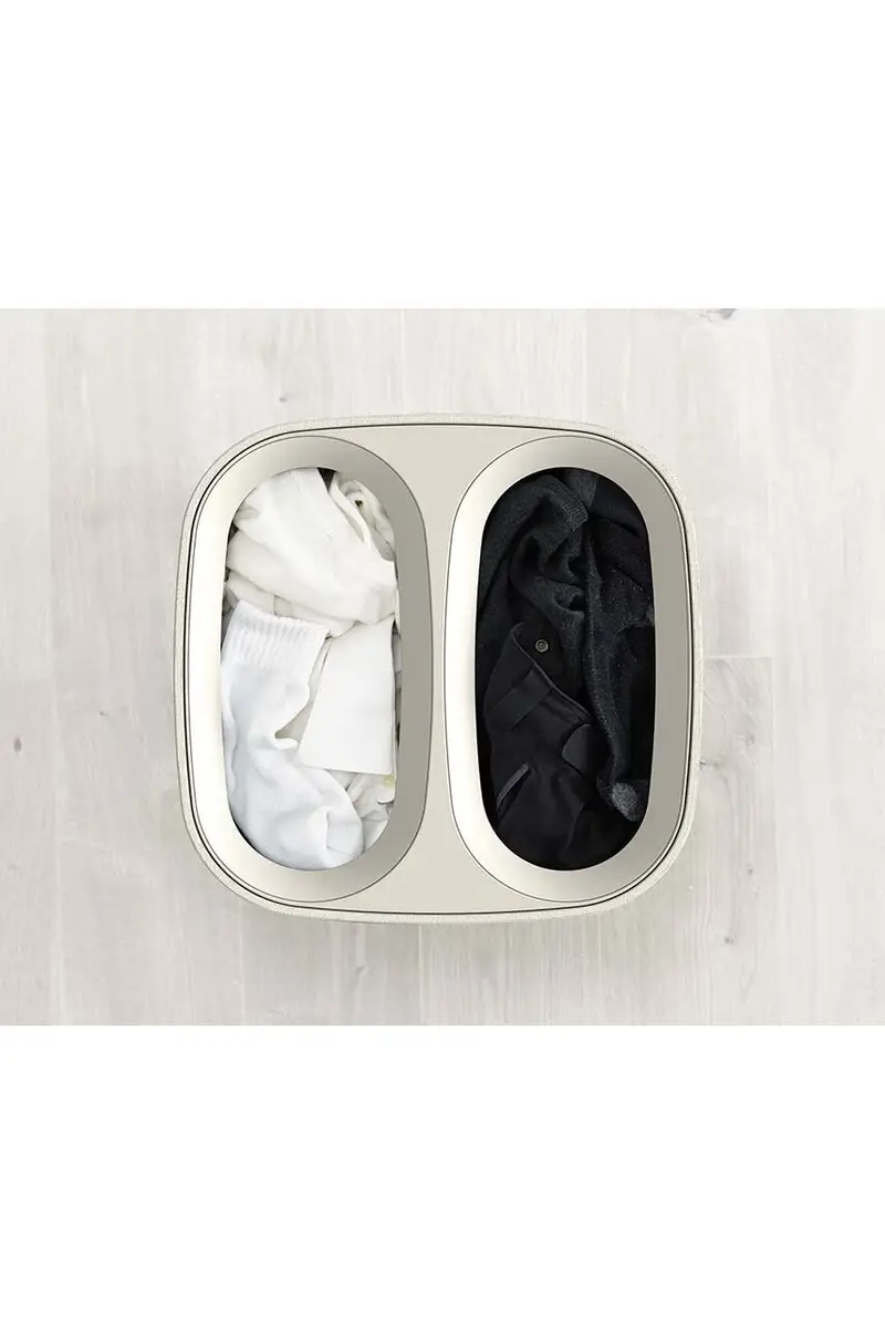 cesto della biancheria 60 L Beige miniatura 2