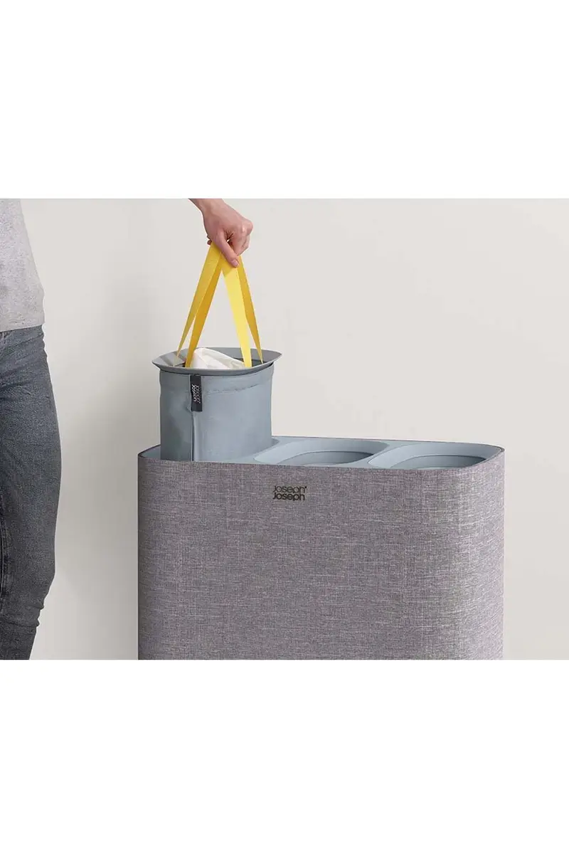 cesto della biancheria 90 L Grigio miniatura 4