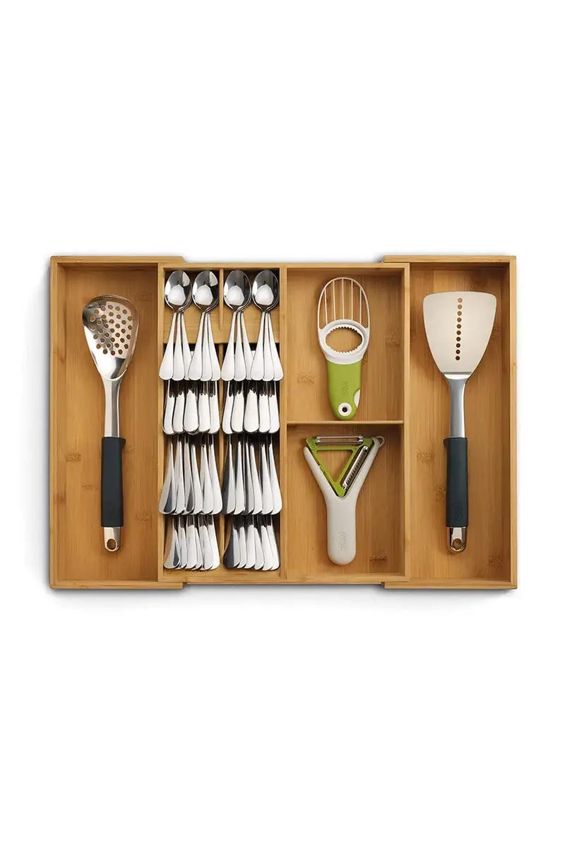 organizzatore per coltelleria Drawerstore colore beige miniatura 3