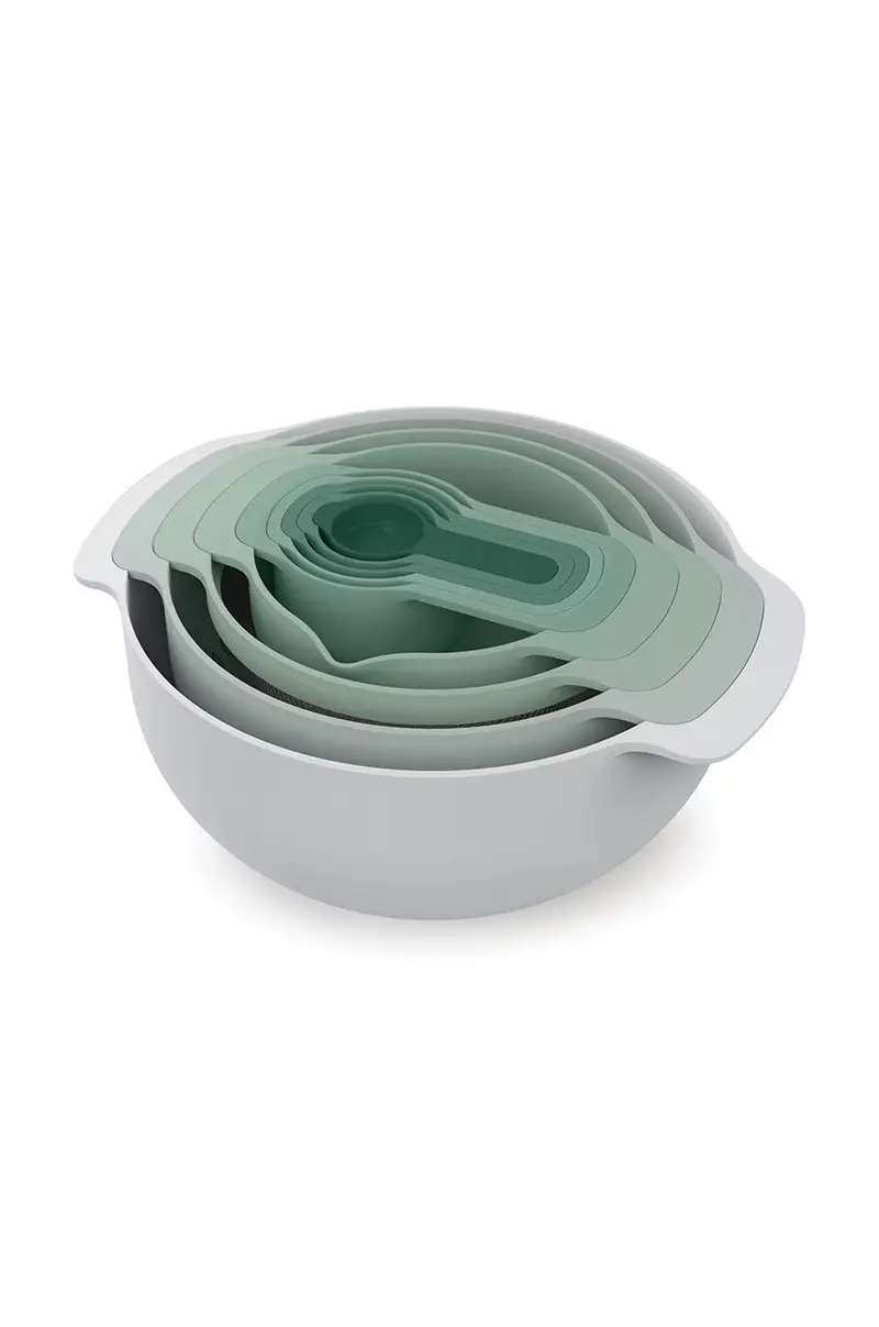 set accessori da cucina ciotole e misurino da cucina Nest (9-pack) Verde miniatura 3